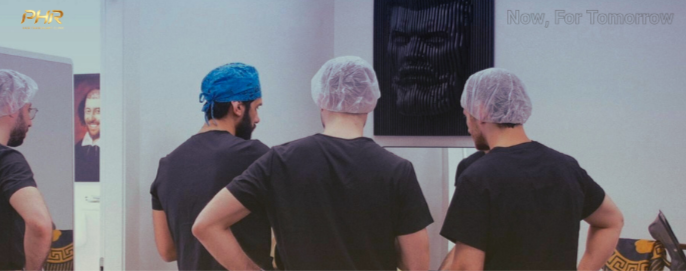 צוות PHR Clinic לפני השתלת שיער